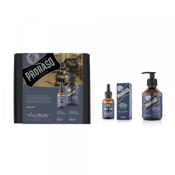 Kit entretien barbe Proraso Duo Azur Lime