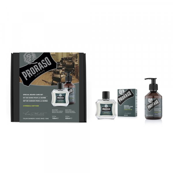 Kit entretien barbe Proraso Duo Cypress & Vetiver