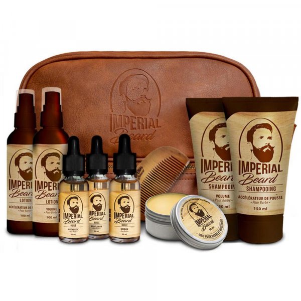 Kit entretien barbe soin volume et pousse de la barbe Imperial Beard