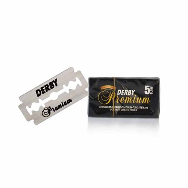 Lame de rasoir Derby Dark Premium x5