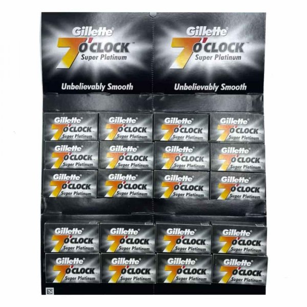 Lames de rasoir Gillette 7 OClock Super Platinum x100