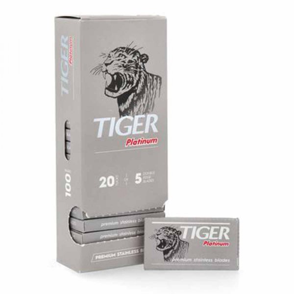 Lames de rasoir Tiger Platinium par 100