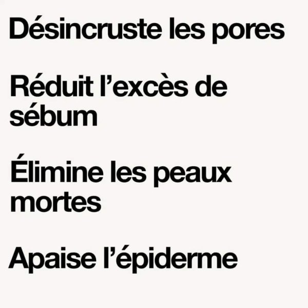 Masque exfoliant visage bio Sapiens