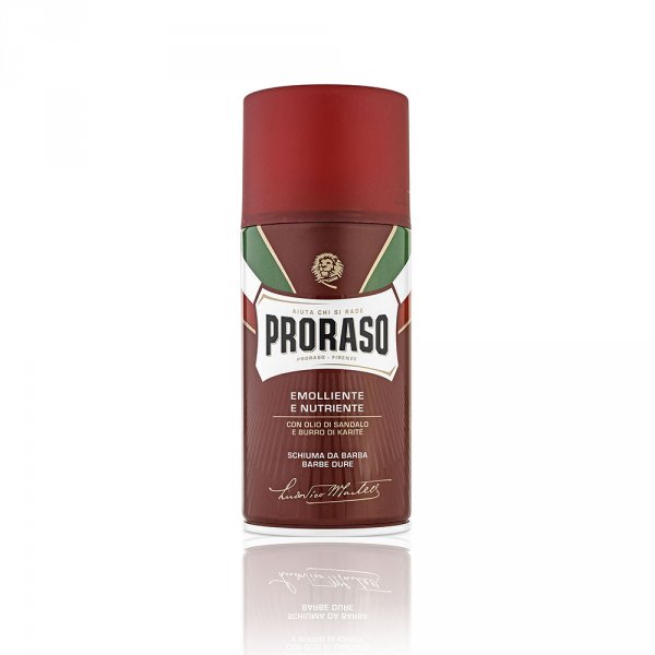 Mousse  raser Proraso Rouge en Maxi format