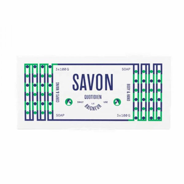Pack 3 savons quotidien Le Baigneur