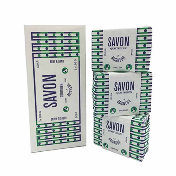 Pack 3 savons quotidien Le Baigneur