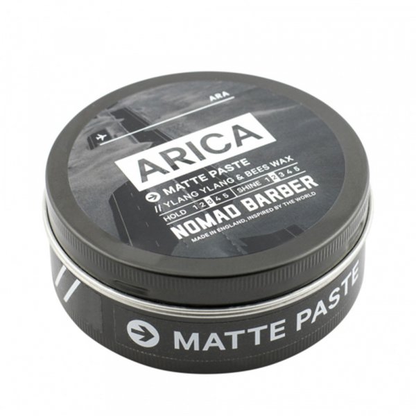 Pate coiffante mate pour cheveux  Nomad Barber Matte Paste ARICA