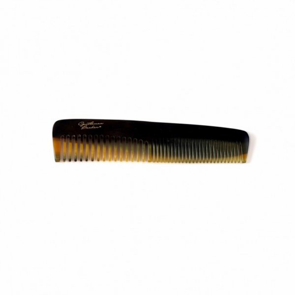 Peigne en corne de poche Gentleman Barbier 12cm