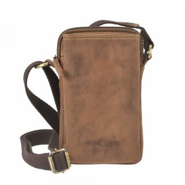 Petite sacoche homme cuir Greenburry