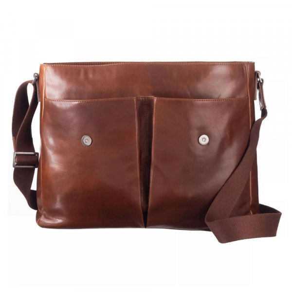 Porte documents Greenburry en cuir camel