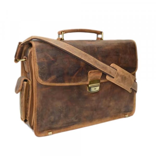 Porte documents homme en cuir vintage Greenburry