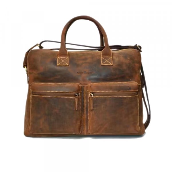 Porte documents homme en cuir vintage Greenburry