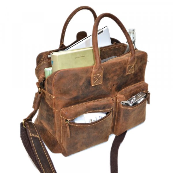 Porte documents homme vintage Greenburry en