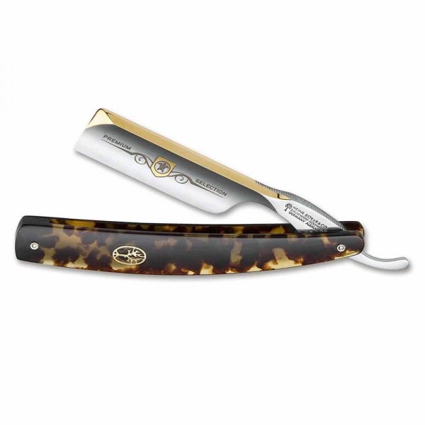 Rasoir de barbier Böker Schildpatt