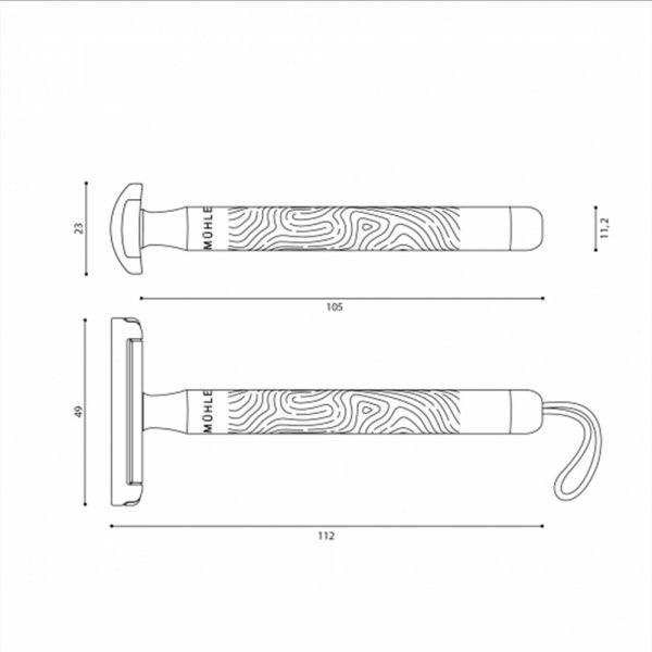 Rasoir de sûreté Mühle Companion Blue