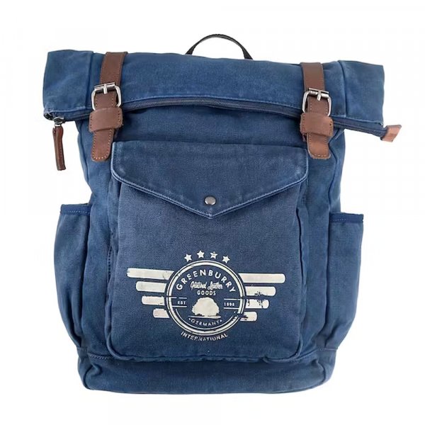 Sac  dos homme en toile Greenburry Aviator Blue Edition