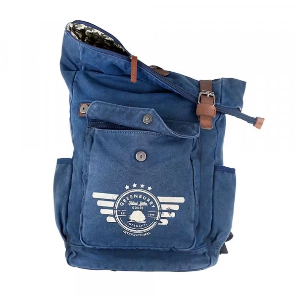 Sac  dos homme en toile Greenburry Aviator Blue Edition