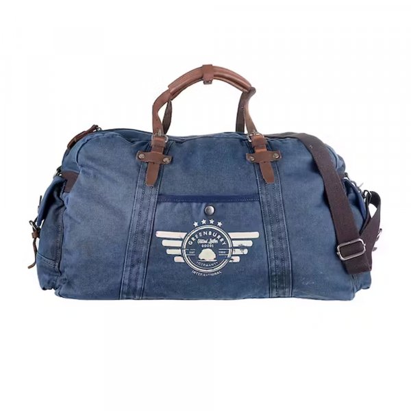 Sac de voyage en toile Greenburry Blue Edition