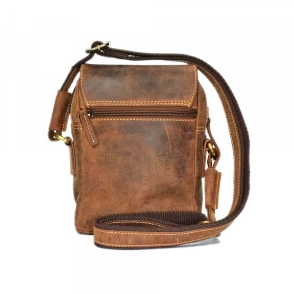 Sac bandoulière homme Greenburry Crossover II Cuir Marron - 4047546161211