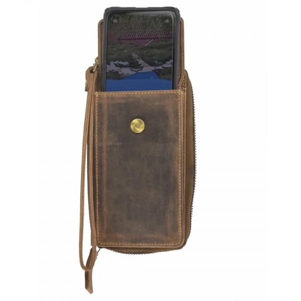 Sacoche tlphone Vintage Greenburry protection RFID