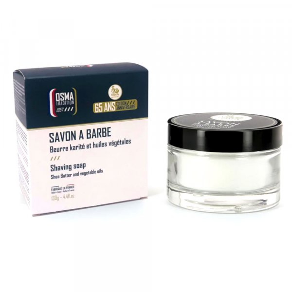 Savon  barbe Osma Tradition avec son bol en verre