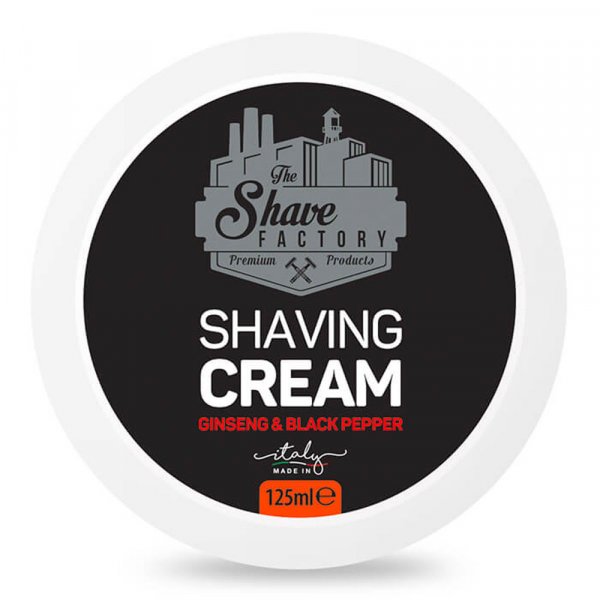 Savon à barbe The Shave Factory Ginseng & Black Pepper