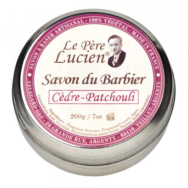 savon à raser Le Père Lucien Cèdre Patchouli