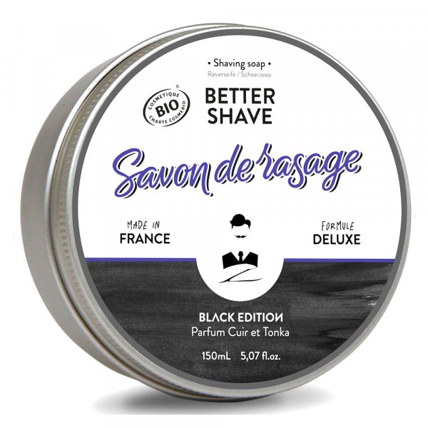 Savon de rasage Monsieur Barbier Better Shave Black Edition