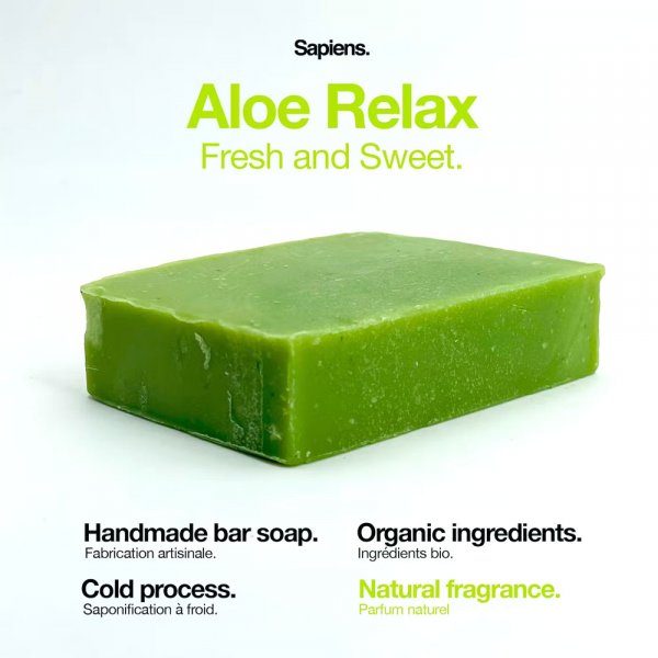 Savon solide homme Sapiens Aloe Relax