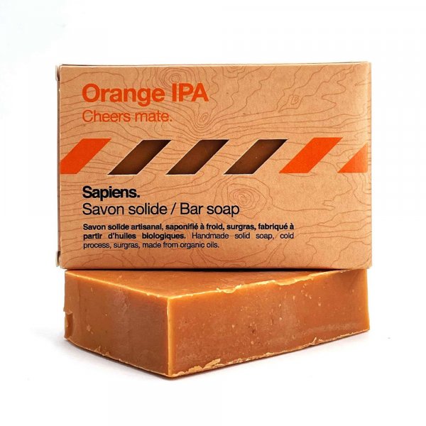 Savon solide homme Sapiens Orange IPA