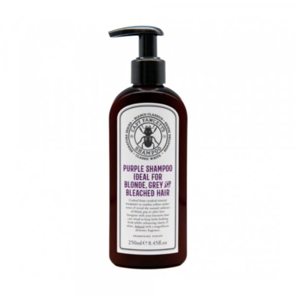 Shampoing cheveux blanc anti reflets jaunes Captain Fawcett