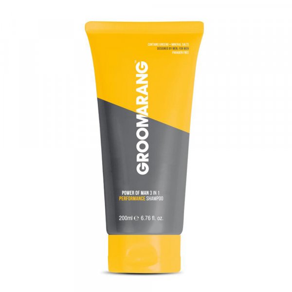 Shampoing cheveux homme Groomarang 3en1
