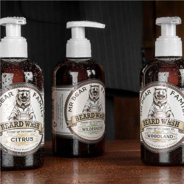 Shampoing pour barbe Mr Bear Family Woodland