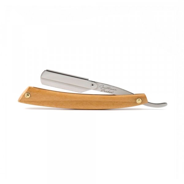 Shavette de barbier Gentleman Barbier Merisier