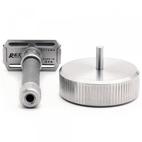 Support de rasoir Rex en acier inoxydable