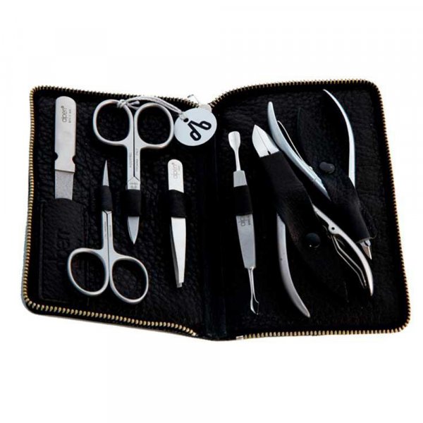 Trousse manucure Alpen 7P SOFT Noire