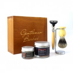 Coffret rasage homme Gentleman Barbier 5 pièces