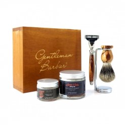 Coffret rasage homme Gentleman Barbier 5 pièces