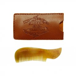 Peigne à moustache Lames et Tradition avec étui