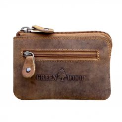 Portefeuille Homme En Cuir - Format Compact 8x11,2 Cm, Fermeture éclair, Multiples Compartiments - Cadeau Saint-Valentin, Noël, Anniversaire