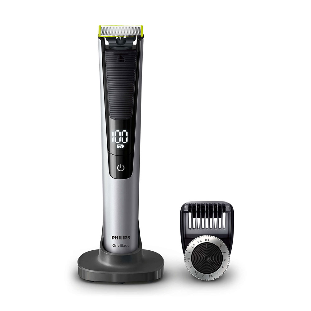 ♂ One Blade Philips rasoir électrique QP6520 Argenté