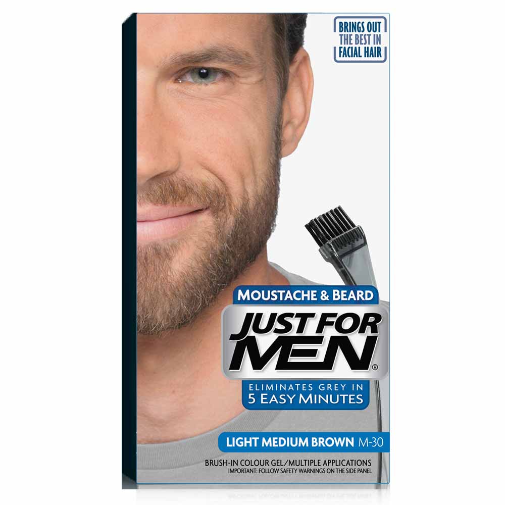 Teinture Barbe Just For Men Chatain Moyen Clair Chatain Moyen Clair 2x14 2g Jfm30