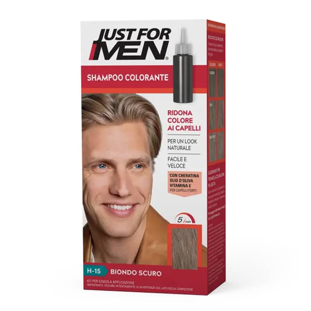Coloration Cheveux Homme Châtain - Couleur Naturelle Just For Men