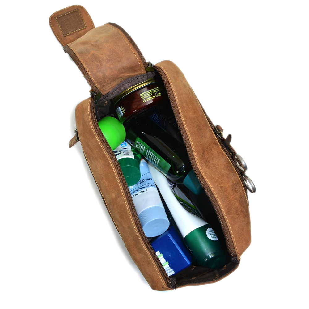 Trousse de toilette homme Greenburry Vintage Cuir Brun - 8047546137205