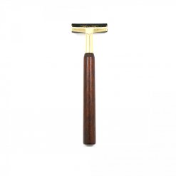 Rasoir Gillette 2 lames bois fonc Omega