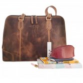Porte document Greenburry cuir vintage A4