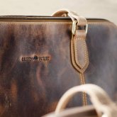 Porte document Greenburry cuir vintage A4