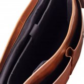 Porte documents Greenburry en cuir camel