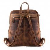 Sac  dos de ville Greenburry en cuir vintage
