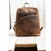 Sac  dos de ville Greenburry en cuir vintage